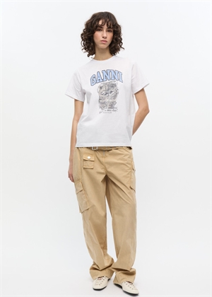 Kitty Margot tee Bright White T4272 Ganni 